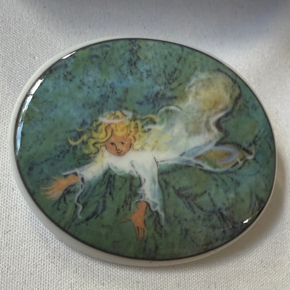 “Tidings of Joy” Angel Brooch